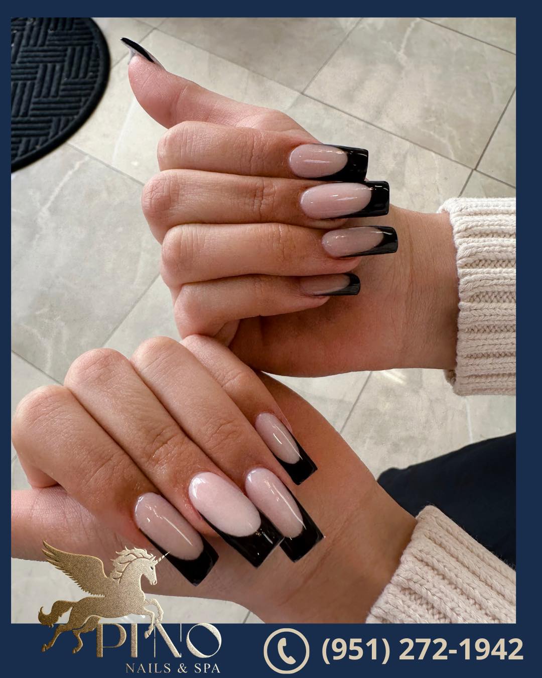 Beautiful nail art design by Pino Nails